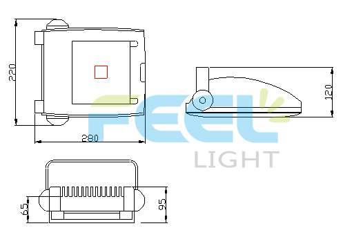 drawing-led-flood light-fl220